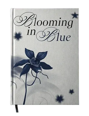 Blooming in Blue book cover